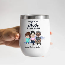 Carregar imagem no visualizador da galeria, Copo Térmico 350ml - O amor de avô/avó é para sempre
