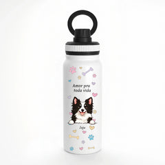 Garrafa Térmica 800ml - Amor sem fim