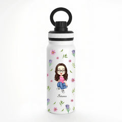 Garrafa Térmica 800ml - Bosque das flores