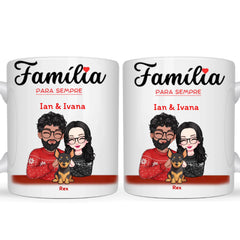 Caneca Família - Família para Sempre com Pet